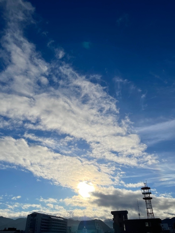 今朝の空