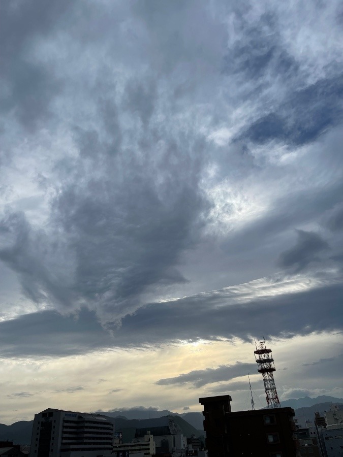 今朝の空