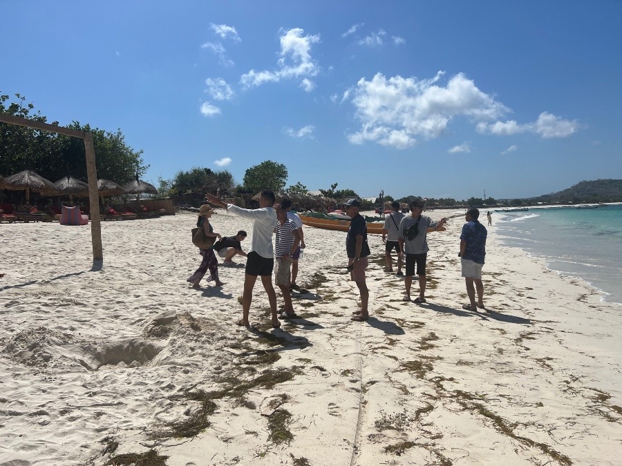 インドネシア🇮🇩の砂浜😍🌴