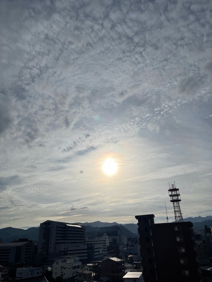 今朝の空