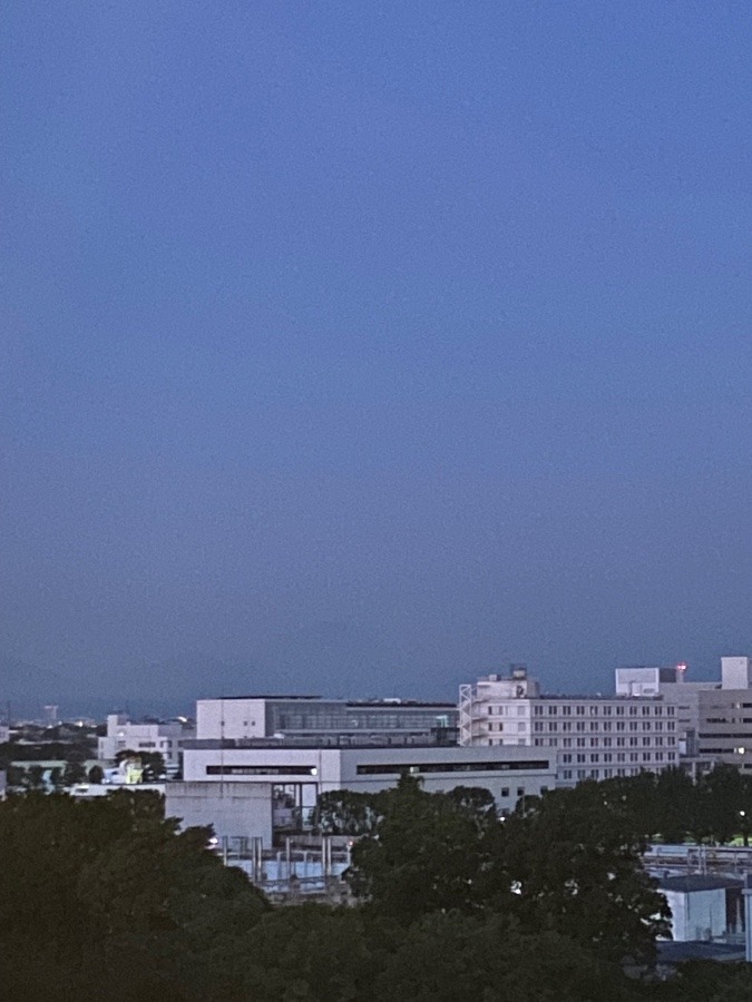 今朝の富士山