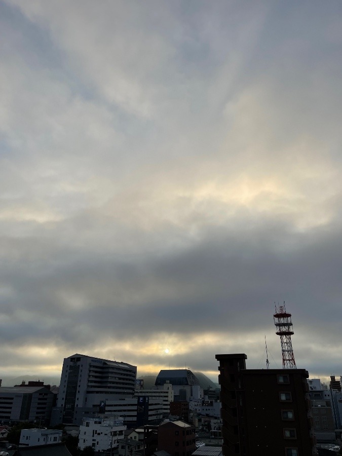 今朝の空