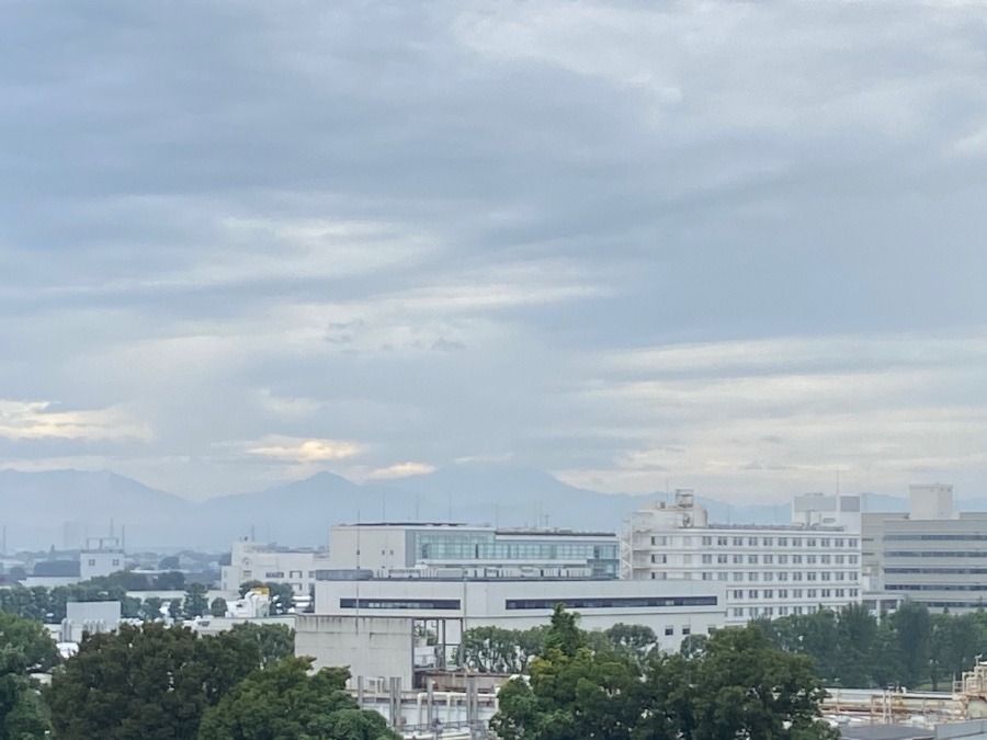 今朝の富士山