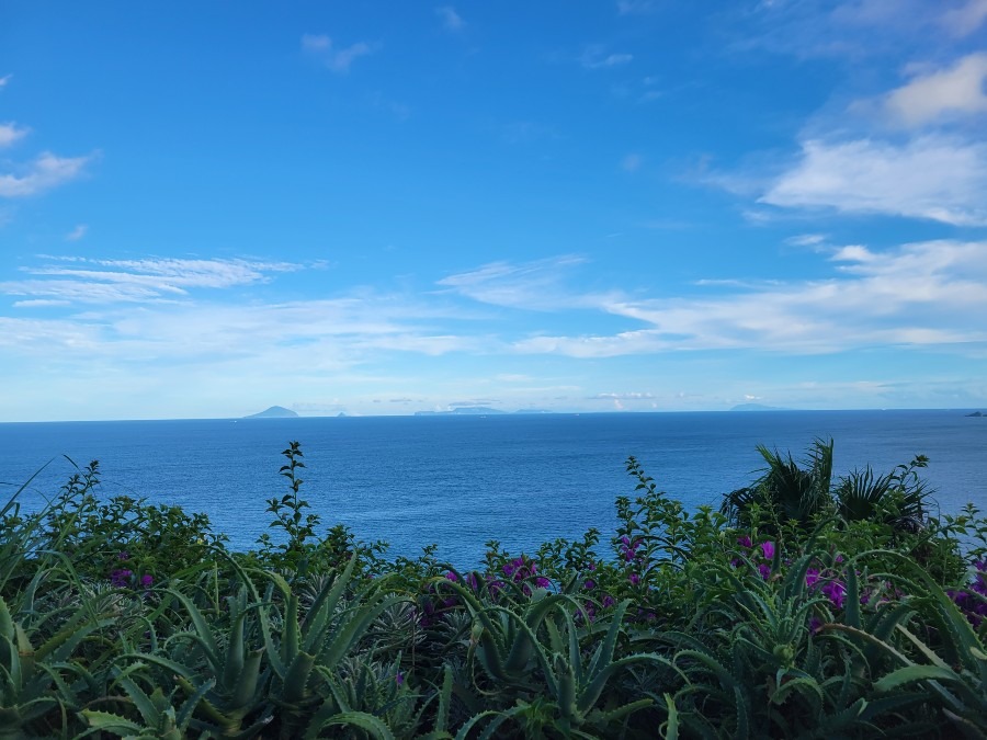 尾ケ崎ウイングから伊豆諸島を見て来ました。