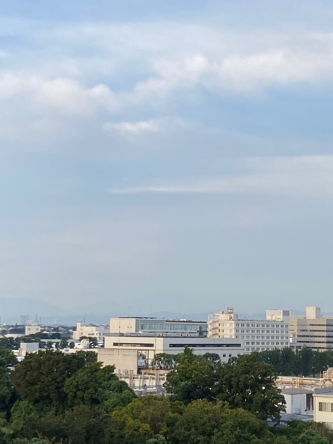 今朝の富士山