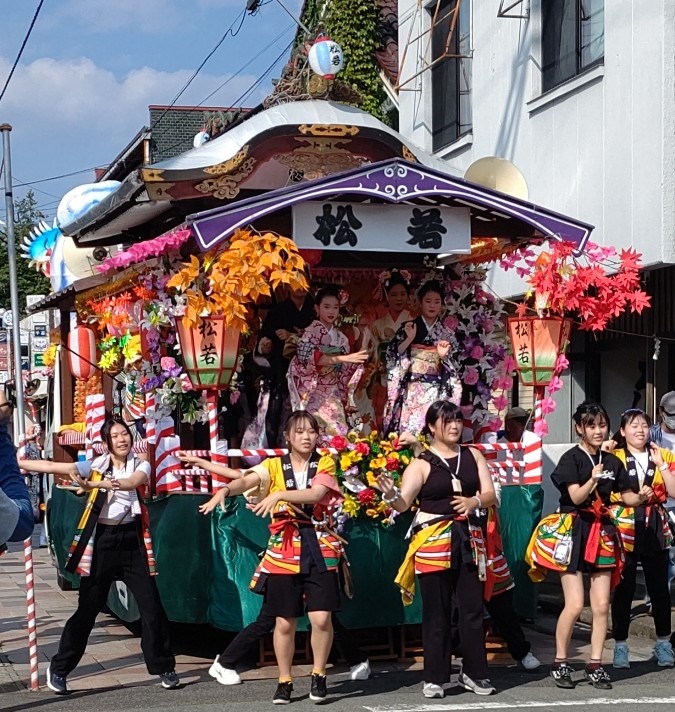 谷地どんがまつり⛩️囃子屋台🎵