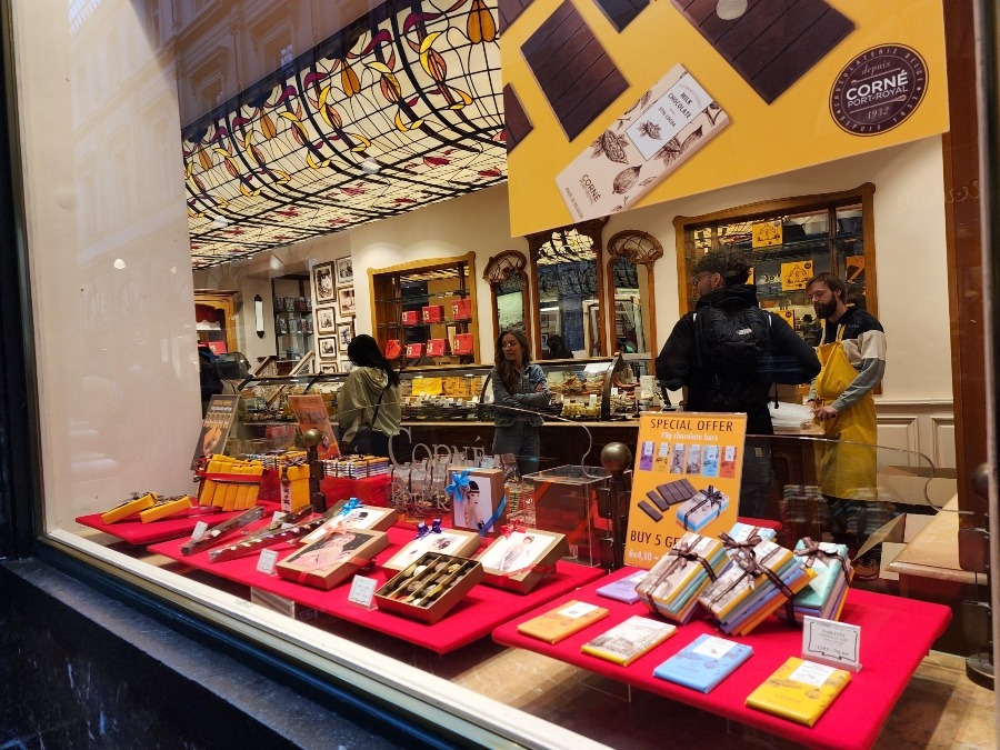 Chocolatier Corné Port-Royal / レ・ギャルリ・サンテュベール巡り