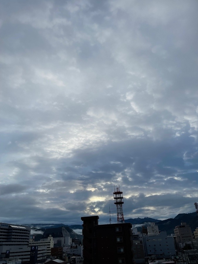 今朝の空