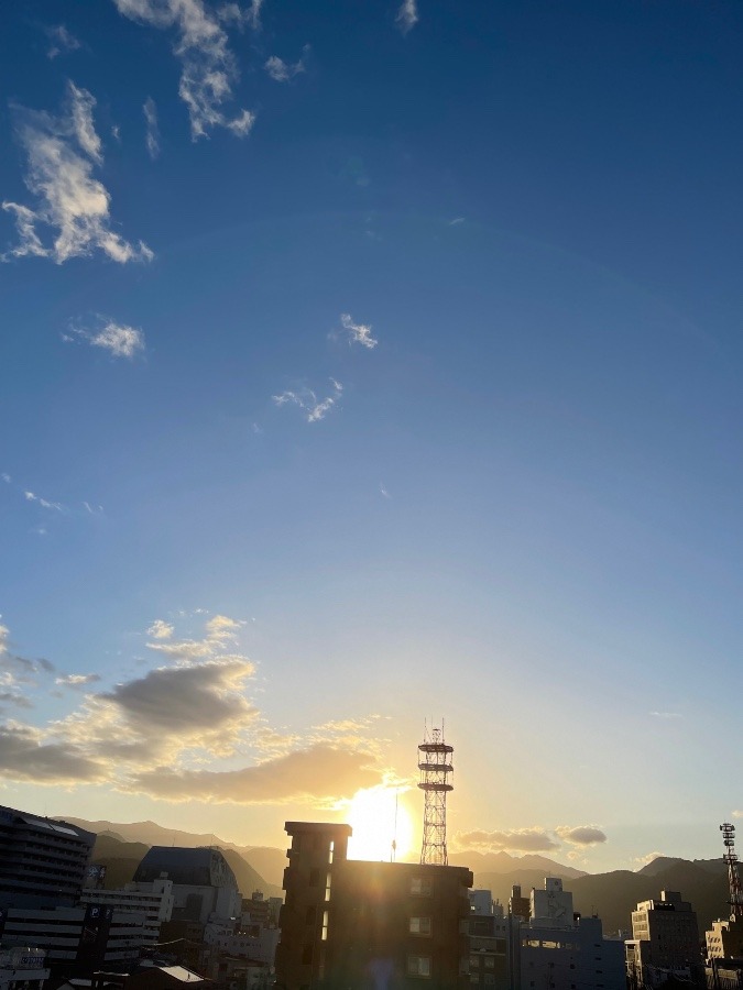 今朝の空