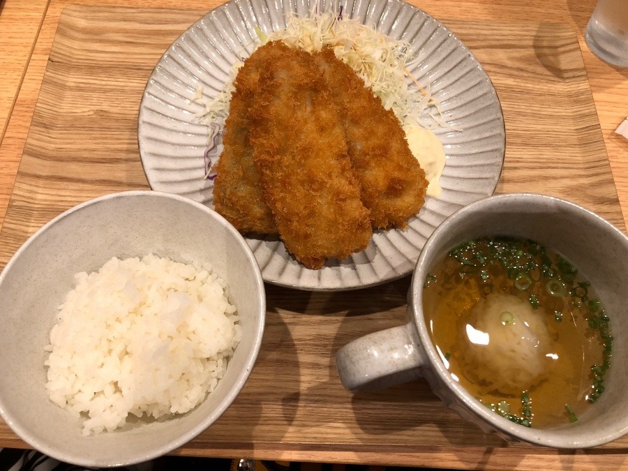 アジフライ定食