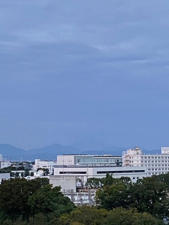 今朝の富士山