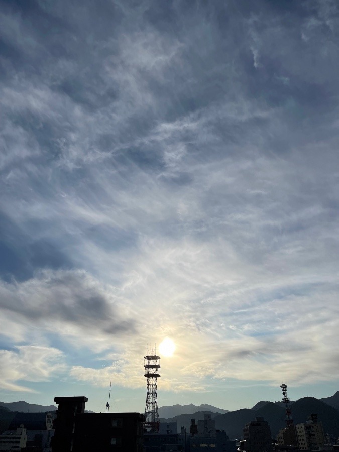 今朝の空