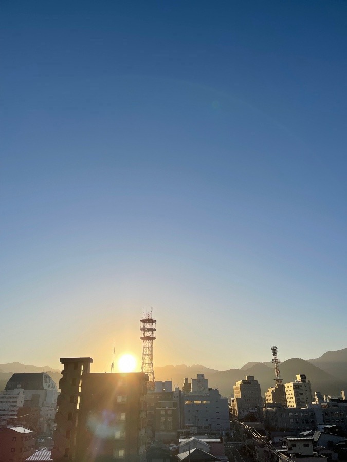 今朝の空