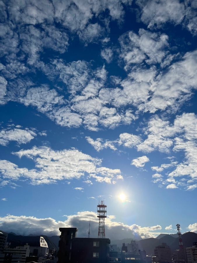 今朝の空