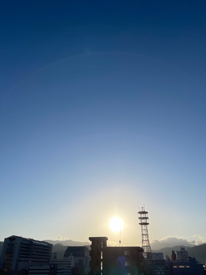 今朝の空