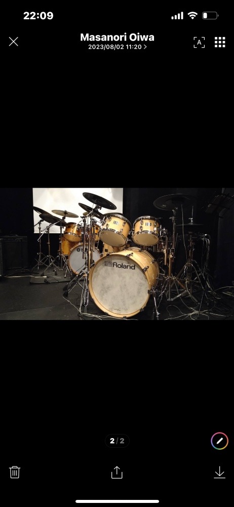 ライブハウスのドラム🥁😍