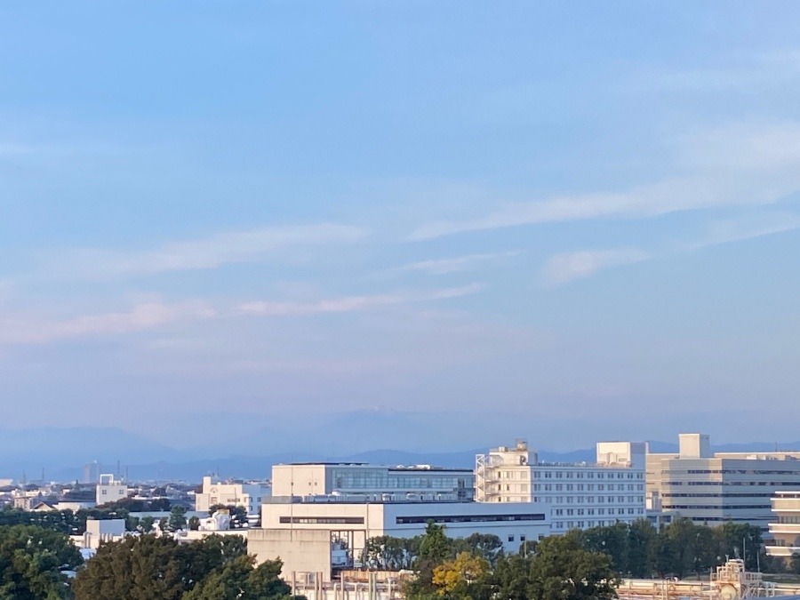 今朝の富士山