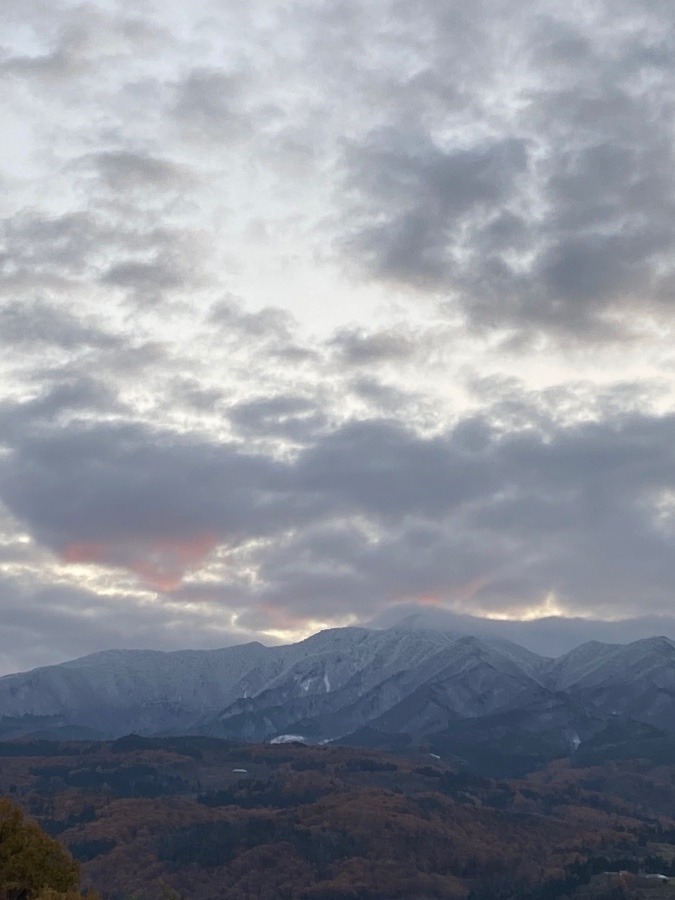 山は雪❄️