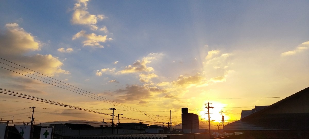 都城市（2023/11/20）今朝は晴れてます😊（東の空）②