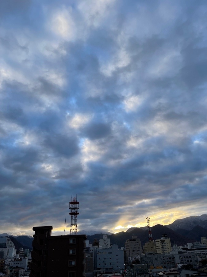 今朝の空