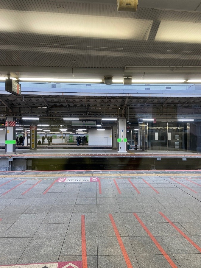 今朝の新宿駅