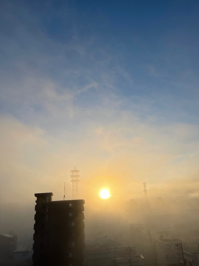 今朝の空