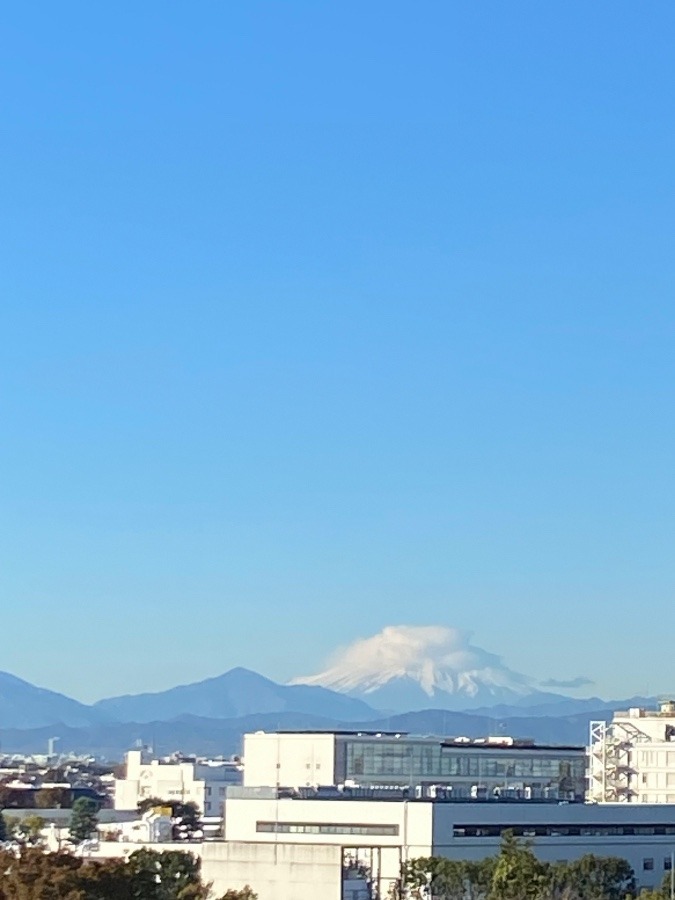 今朝の富士山