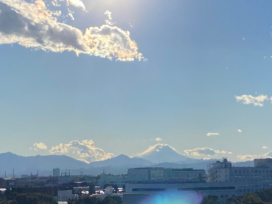 午後の富士山　かっこいいな〜