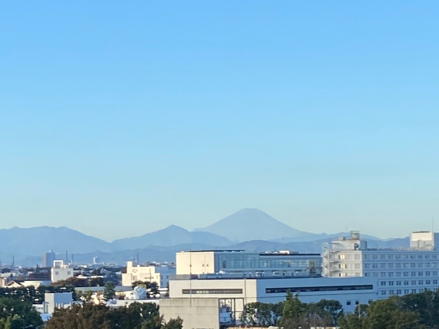 今朝の富士山