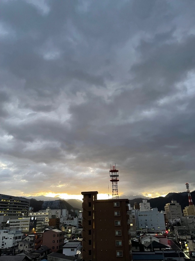 今朝の空