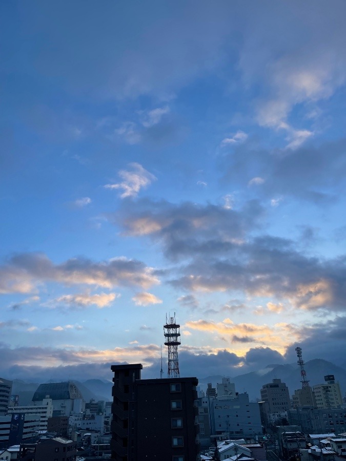 今朝の空