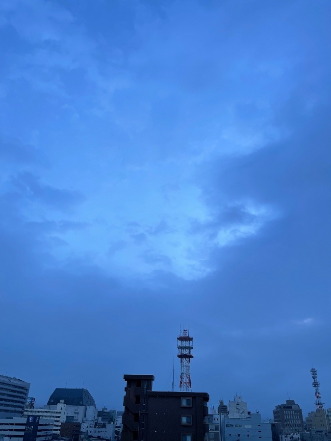 今朝の空