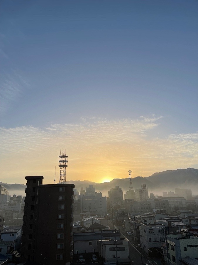 今朝の空