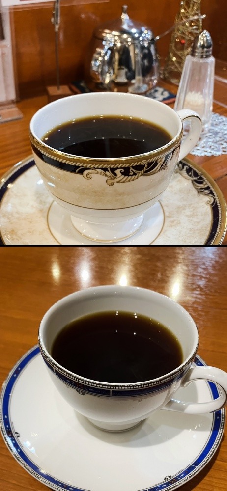コーヒーカップ② 二つ並べてみると見方も変わり、味も変わる