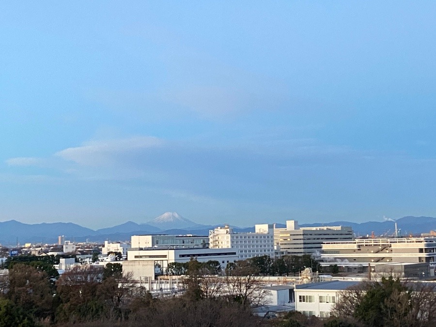 今朝の富士山