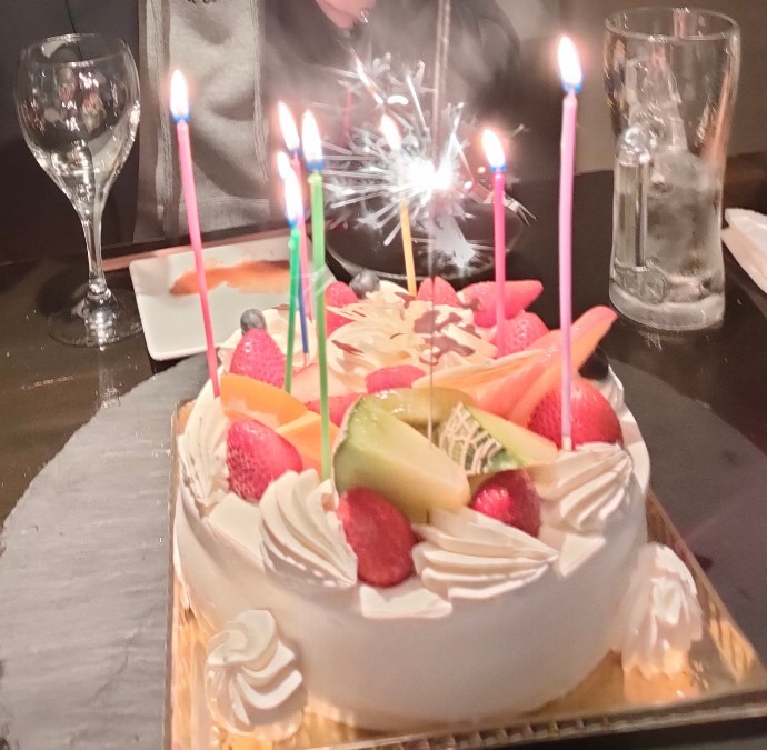 誕生日お祝いケーキ