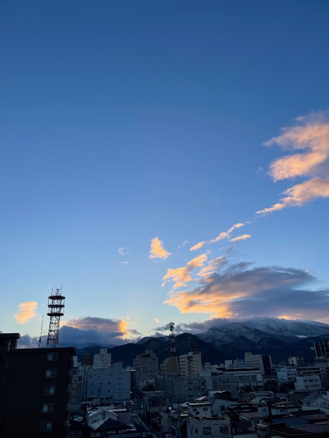 今朝の空