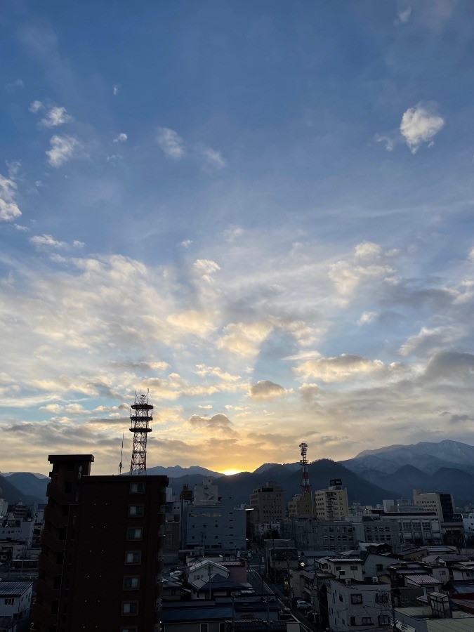 今朝の空