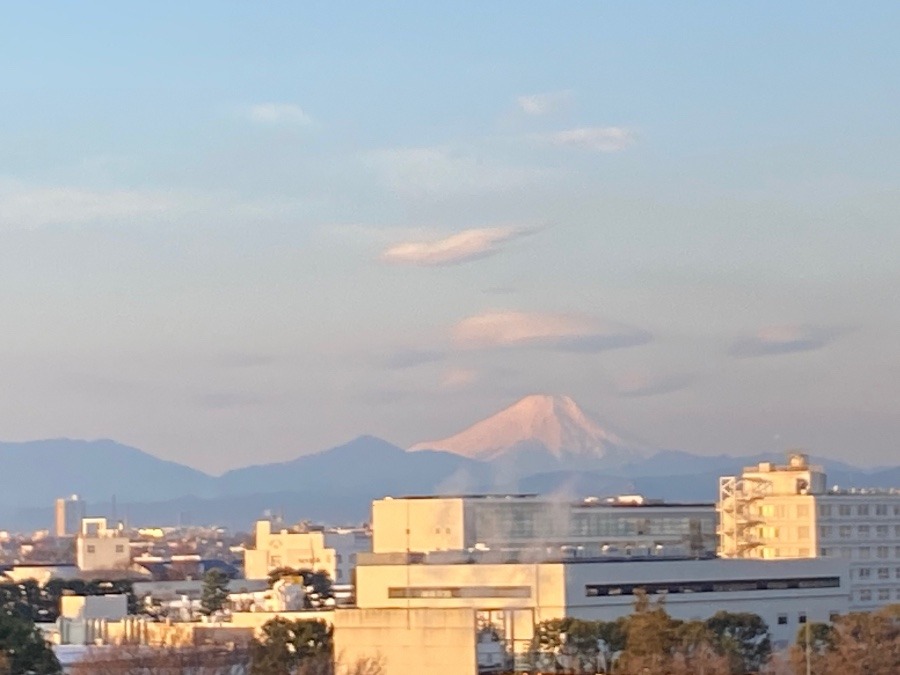 今朝の富士山