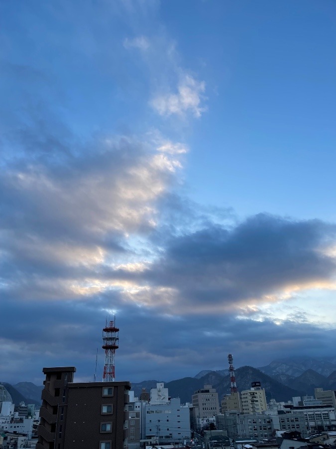 今朝の空