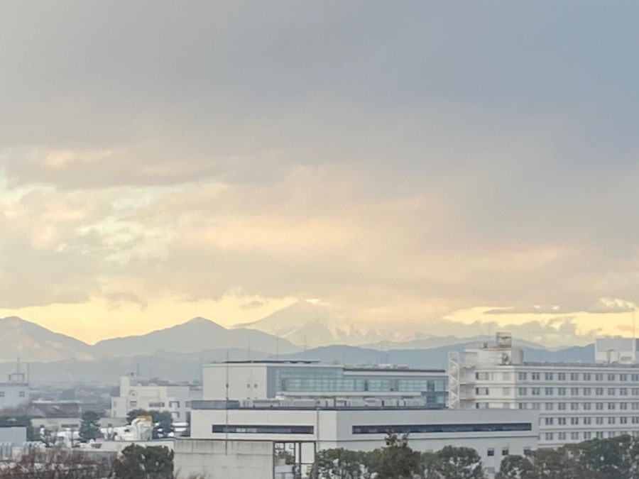 今朝の富士山