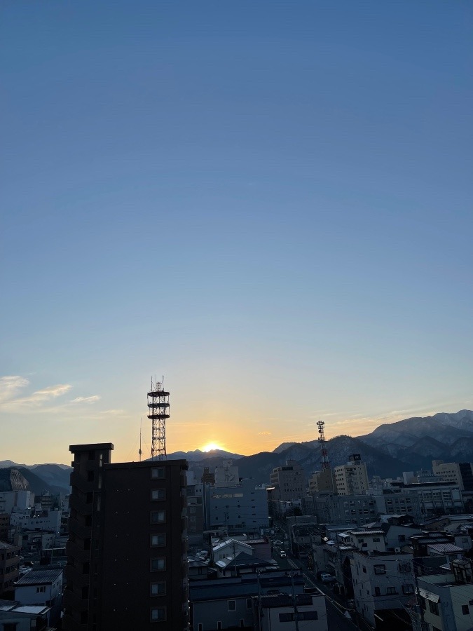 今朝の空