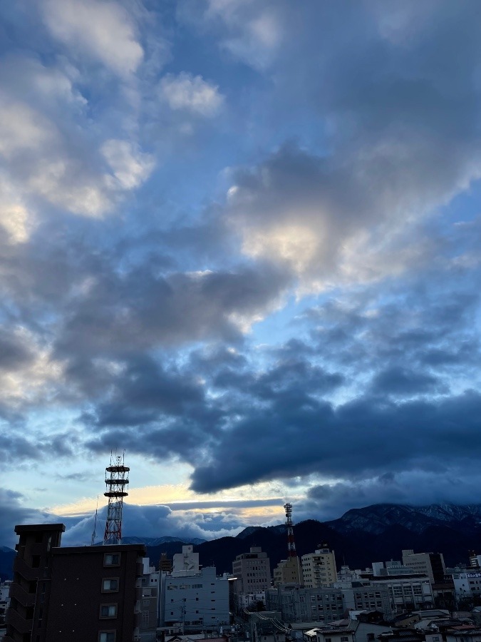 今朝の空