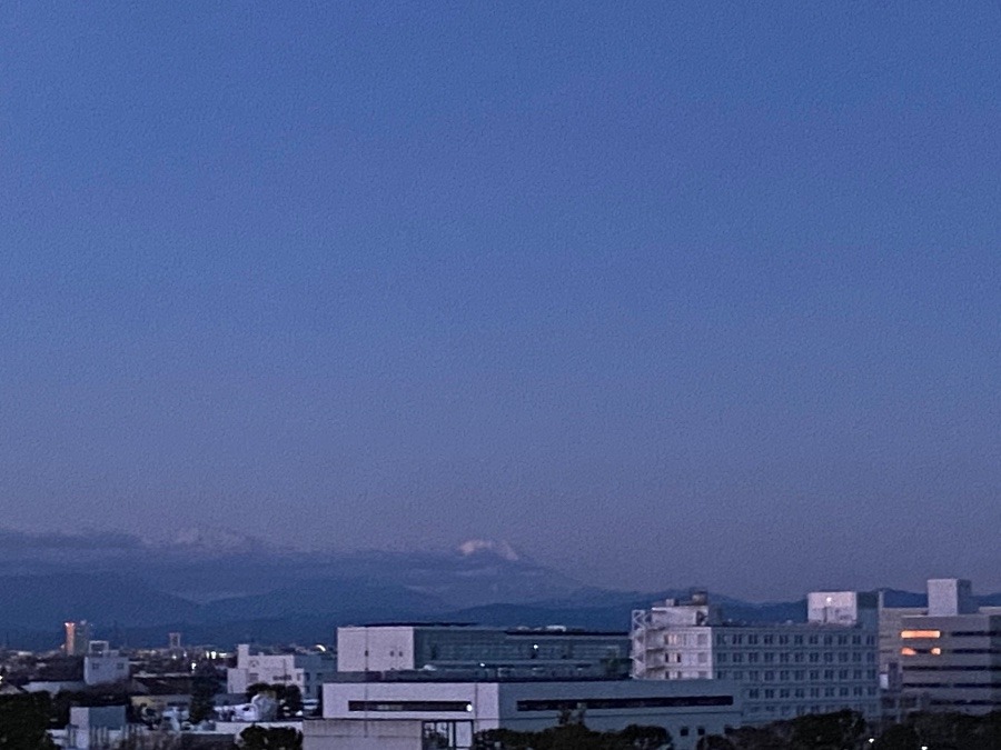 今朝の富士山