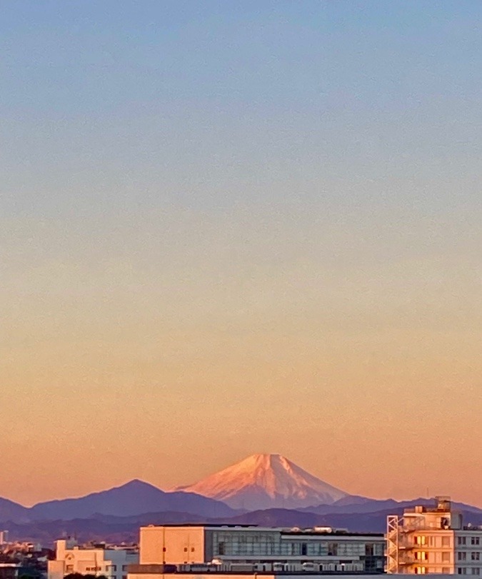 令和六年一月一日　快晴の富士山