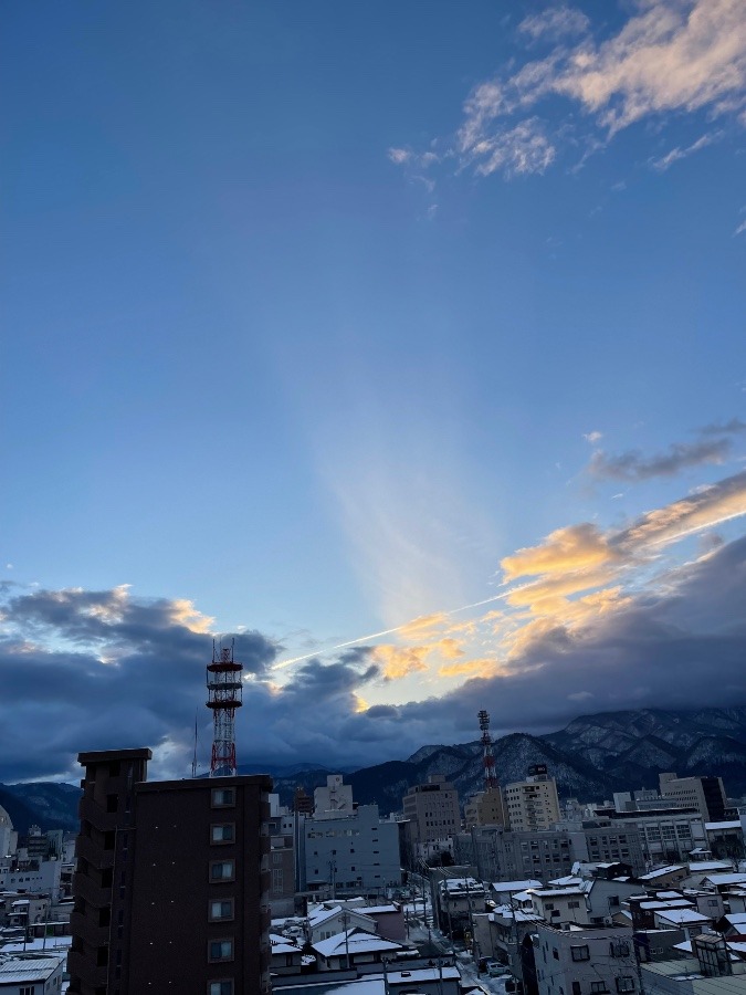 今朝の空