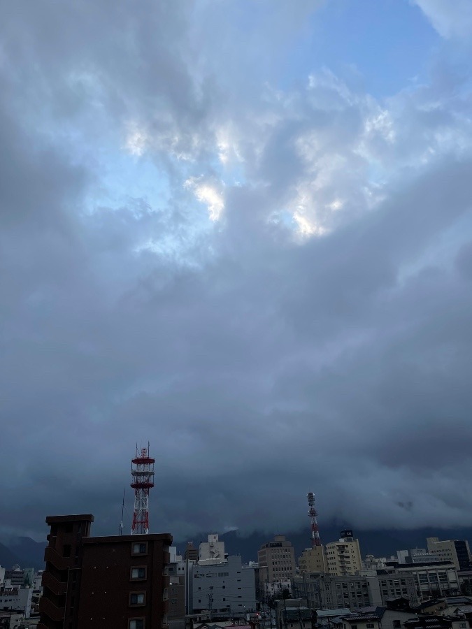 今朝の空