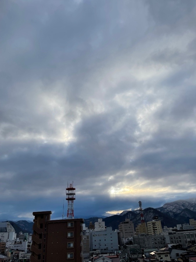 今朝の空