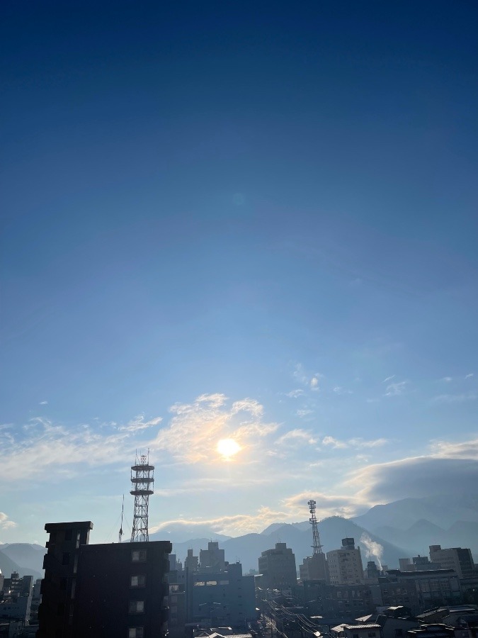 今朝の空