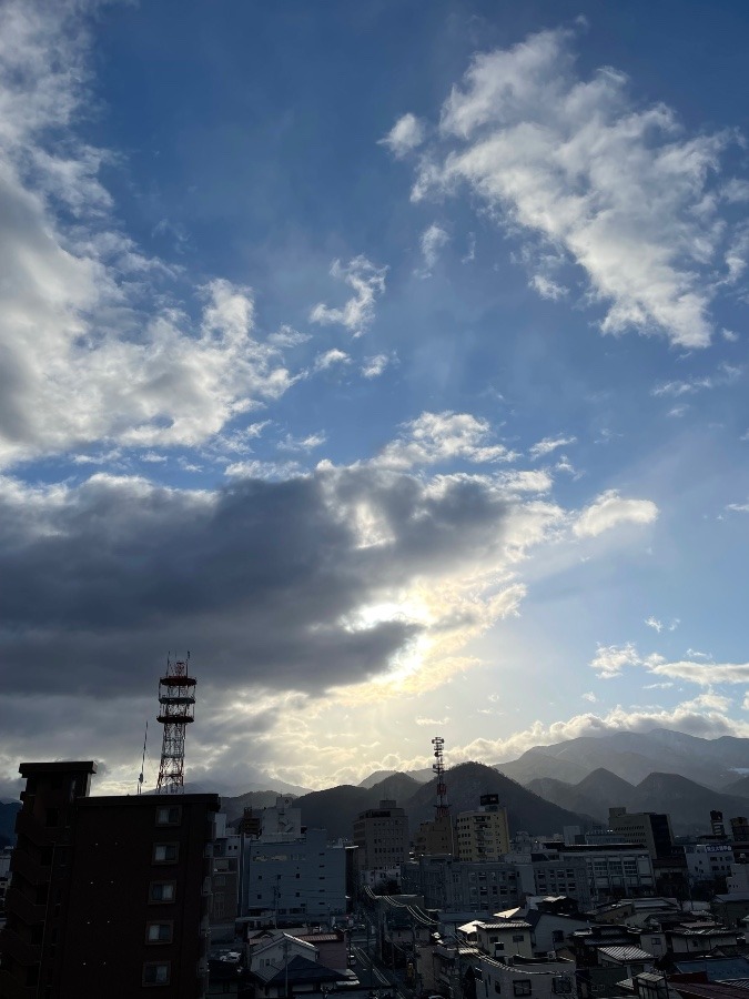 今朝の空